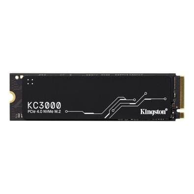 SSD Kingston KC3000, 512 GB, M.2 2280, PCIe 4.0 x4, NVMe, Leitura: 7000 MB/s, Gravação: 3900 MB/s, Preto - SKC3000S/512G
