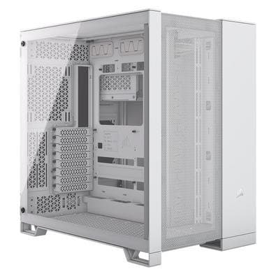 Gabinete Gamer Corsair 6500D, Mid-Tower, E-ATX, Frente e Lateral em Vidro Temperado, Sem FANs, Branco - CC-9011260-WW