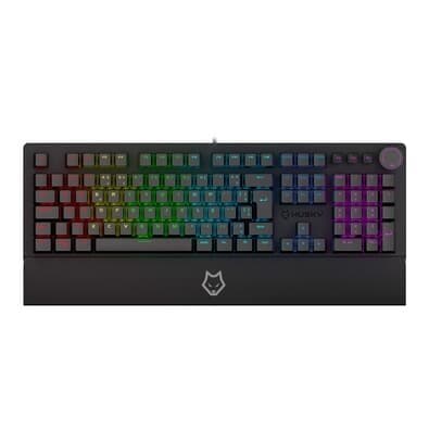 Teclado Mecânico Gamer Husky Anchorage Full Size, RGB, Switch Gateron EF Red, ABNT2, Preto - HTG200PTVR