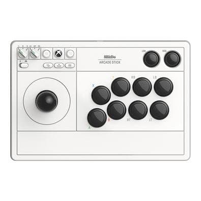 Controle Arcade Stick Sem Fio 8BitDo para Xbox, Branco - 81JA01D