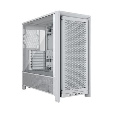 Gabinete Gamer Corsair Frame 4000D RS, Mid Tower, E-ATX, Modular High, Airflow, Lateral em Vidro Temperado, 3x FANs, Branco - CC-9011313-WW
