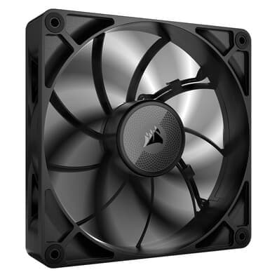 Kit com 2 Ventoinhas Corsair RX MAX Series, iCUE LINK RX140 MAX, 140mm, Preto - CO-9051044-WW