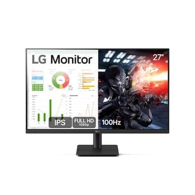 Monitor Gamer LG 27", FHD, 100Hz, 5ms, IPS, Dynamic Action Sync, HDMI, Preto - 27MS500-B