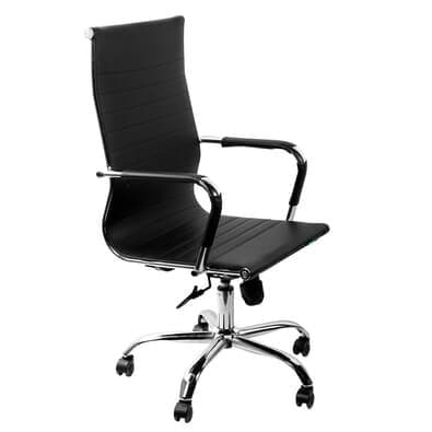 Cadeira Office VINIK Sirius, Até 120kg, Preta - COSSP01