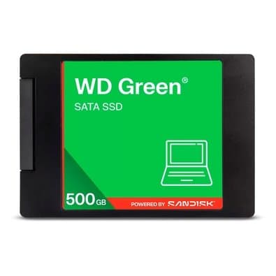 SSD SanDisk WD Green SATA, 500GB, 2.5", Leitura: 545MB/s, Gravação: 430MB/s - WDS500G5G0A