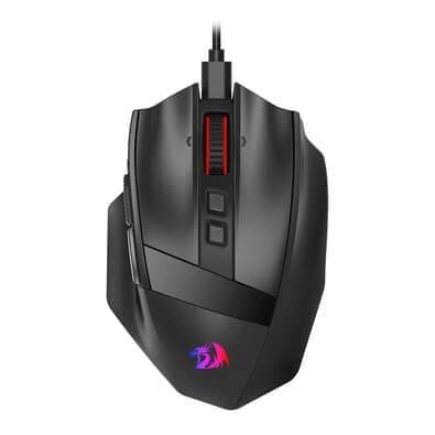 Mouse Gamer Redragon Rind, RGB, Sensor PAW3333, 16000 DPI, 10 Botões Programáveis, USB, Preto - M813-RGB