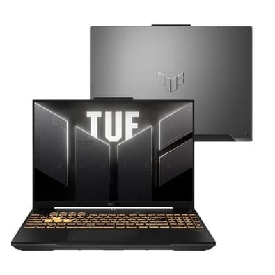 Notebook Gamer ASUS TUF Gaming F16 Intel Core i7, GeForce RTX 4050, 8 GB, 512 GB SSD, KeepOS, 16.0" FHD 144Hz, Cinza Mecha - FX607VU-RL008