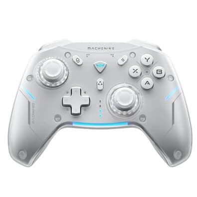 Controle Sem Fio Gamer Machenike G5 Pro, Multiplataformas, RGB, Switch Kailh, Branco - JJ02GJ006