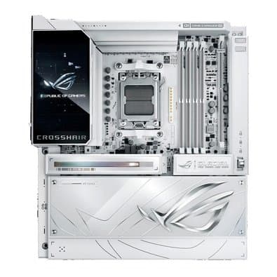 Placa Mãe ASUS ROG CROSSHAIR X870E GLACIAL, AMD, AM5, ATX, DDR5, Wi-fi 7, Bluetooth, Branco - 90MB1NQ0-M0EAY0