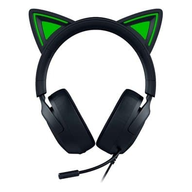 Headset Gamer Razer Kraken Kitty V3 X, RGB Chroma, Iluminação nas Orelhas, USB, Preto - RZ04-05350200