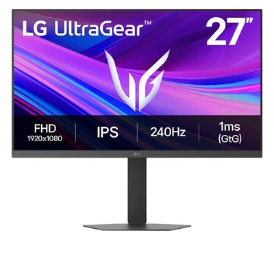 Monitor Lg Ultragear™ G4, 27" Fhd, 240hz, SRGB 99% (typ.), 1ms (gtg), HDMI 2.0 - 27g440a-b
