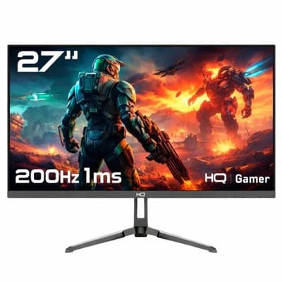 Monitor Gamer Hq Ultra 27” Ips 200hz, 1ms, Full Hd, Freesync, HDMI + Displayport, Frameless Hq24ip200