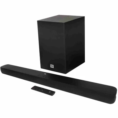 Soundbar JBL Cinema 2.1 Sb180 Com Bluetooth E Subwooder Wireless - Jblsb180blkbr
