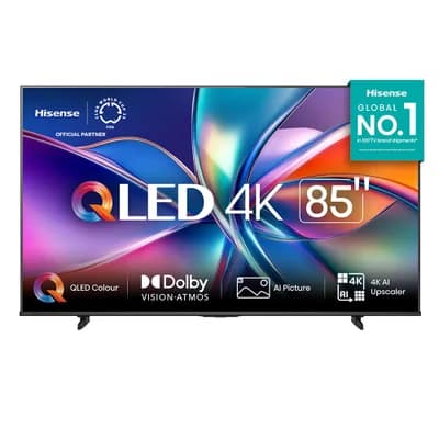 Smart Tv Hisense QLED 4k 85” " Com Dolby Vision, Dolby Gaming, Alexa E Google - 85q6qv - Bivolt