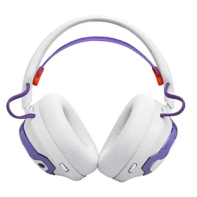 Fone De Ouvido Bluetooth Jbl Quantum 650 Headset Branco E Roxo Até 45 Horas De Reprodução