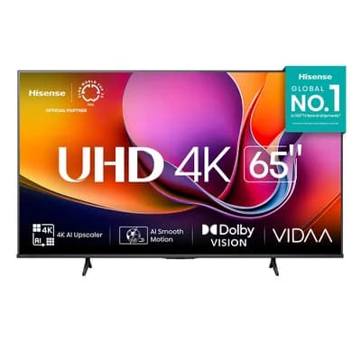 Smart Tv Hisense DLED 4k 65” " Com Processador Ai, Dolby Vision, Dolby Gaming E Wi-fi - 65a6nv - Bivolt