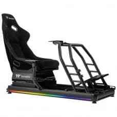 Cockpit Para Simulador Thermaltake GR500 Racing Simulator, RGB, Com Cadeira, Suporte de Pedais/Volante/Câ
