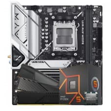 Kit Upgrade, AMD Ryzen 5 7600, Placa Mãe Chipset B650, Memória DDR5 16GB