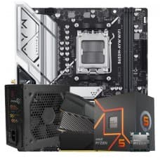 Kit Upgrade, AMD Ryzen 5 8600G, Placa Mãe Chipset B650 DDR5, Fonte 650w, Memória 16GB DDR5