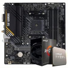 Kit Upgrade, AMD Ryzen 7 5700G, Placa Mãe Asus TUF Gaming A520M-PLUS WIFI, Memória DDR4 8GB