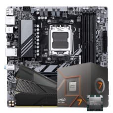 Kit Upgrade, AMD Ryzen 7 8700F, Placa Mãe Chipset B840, 8GB DDR5