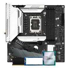 Kit Upgrade, Intel Core i5 12400F, Placa Mãe Chipset B760, 16GB (2X8GB) DDR4, SSD 1TB NVMe