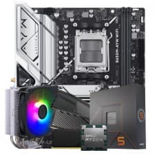 Kit Upgrade Ryzen 5 7600X, Placa Mãe Chipset B650, 16GB DDR5