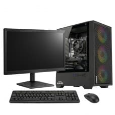 PC GAMER SOLDIER Intel Core i5 3470 / AMD Radeon RX 550 / 16GB DDR3 (2X8GB) / SSD 240GB / + Monitor 19 Po