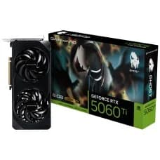 Placa de Vídeo Gainward NVIDIA GeForce RTX 5060 Ti Ghost OC, 8GB, GDDR7, DLSS, Ray Tracing, NE7506TT19P1-