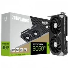 Placa de Vídeo Zotac Gaming NVIDIA GeForce RTX 5060 Ti Twin Edge OC, 8GB, GDDR7, DLSS, Ray Tracing, ZT-B5