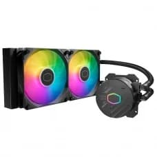 Water Cooler Cooler Master MasterLiquid 240L Core Spectrum, ARGB, 240mm, Intel-AMD, Preto, MLW-D24M-A18PS