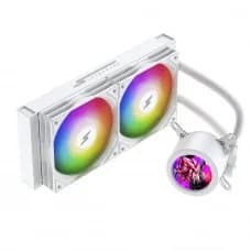 Water Cooler SuperFrame ISENGARD MAGIC, 240mm, Bomba Infinit, Display LCD Customizável, ARGB, Intel-AMD,
